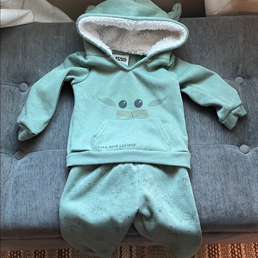 Star Wars Mint Green Baby Outfit with Ears